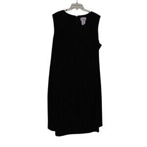 Perceptions Sheath Dress Women's Size 24 Black